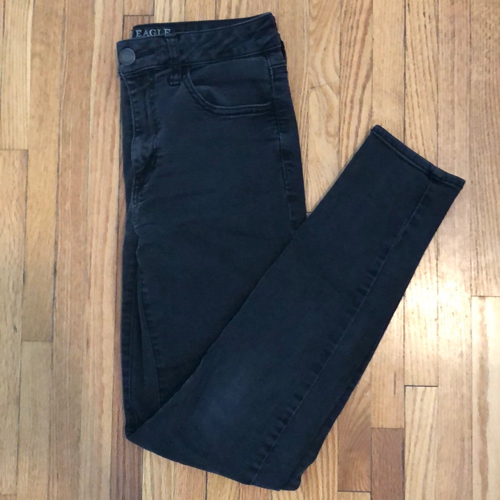 American Eagle Jean Jeggings - Faded Black
